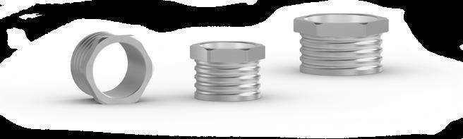 INDICAZIONI Boccole guida Le boccole guida sono dei cilindri in acciaio AISI 630 di diametro 4.15 mm oppure 5.