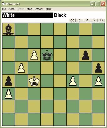 3. Custode - Marco C. (Ladispoli gen 2016) Pos. dopo 44. Rf5-e6?? Il N, che va a vincere, ha commesso un grave errore, e invece di giocare la corretta 44.