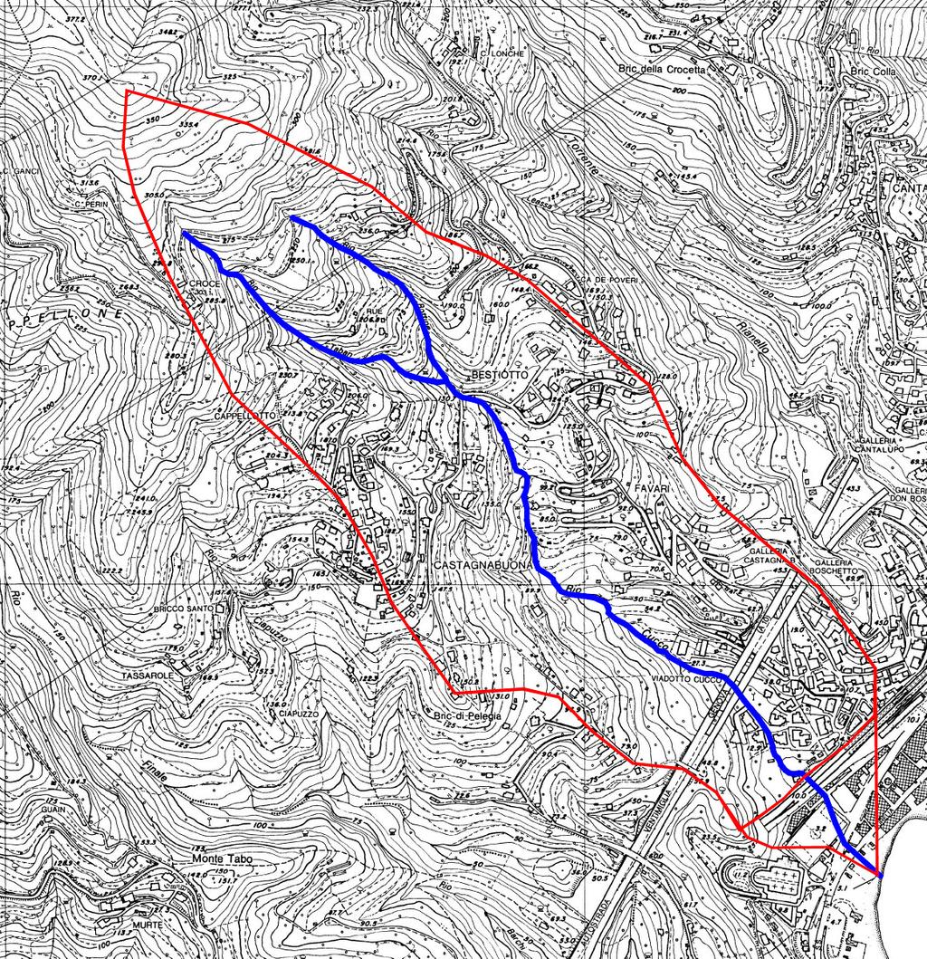 COROGRAFIA DEL BACINO SCALA