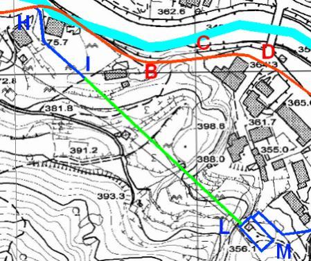 sotterraneo. A quel punto, per superare l autostrada e raggiungere il fabbricato di centrale in progetto occorre allungare il tracciato della condotta e risalire di quota.