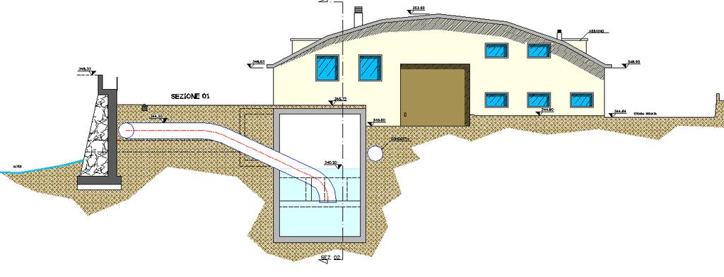 8 Sifone Nella seguente immagine sono riportati due schemi di funzionamento possibili per una centrale idroelettrica con turbina Francis.