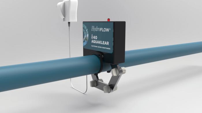 HYDROFLOW K40 - Tubo diametro esterno max 63 mm - Protezione dalle incrostazioni di calcare nell impianto della piscina - Installazione attorno alla tubazione, non sono richiesti interventi meccanici