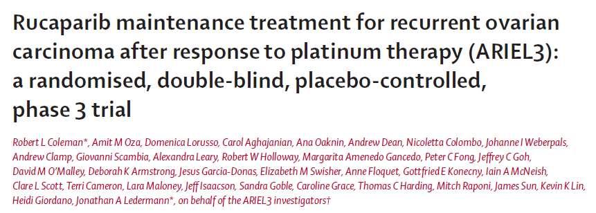 564 ovarian cancer pts: platinum-sensitive, 2 previous platinumbased
