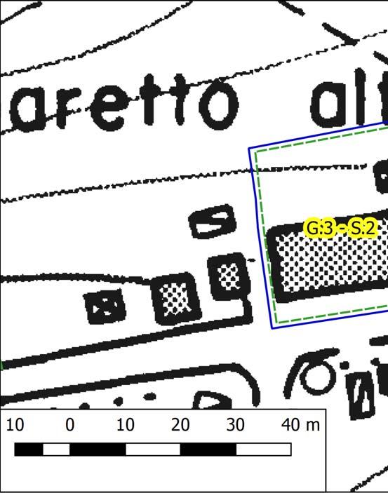 23 COMUNE DI CHIANNI VARIANTE DI SUPPORTO AL REGOLAMENTO URBANISTICO SCHEDA NORME UTOE 5A Comparto A - Garetto Carta della FATTIBILITA' Legenda Perimetro area soggetta a piano attuativo Comparto A