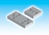 ACCESSORI DI GIUNZIONE JOINT ACCESSORIES PIASTRE DI FISSAGGIO - CLAMPING PLATES CODICE MATERIALE DIMENSIONE PESO kg CODE MATERIAL DIMENSIONS WEIGHT kg 084.308.