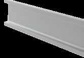 Disponibile nelle versioni Available finishes Gola superiore sottotop Horizontal top rail Gola centrale