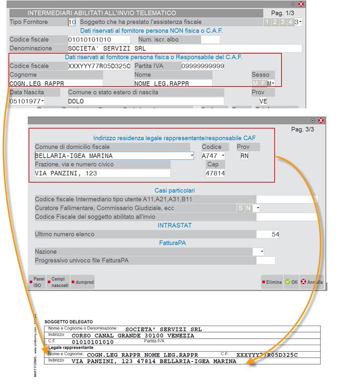 E possibile selezionare il tipo si stampa: A = Solo Autorizzazione T = Autorizzazione + F24 N = Solo F24 Di default la scelta è impostata a N, nel caso di selezione A o T bisognerà scegliere nel