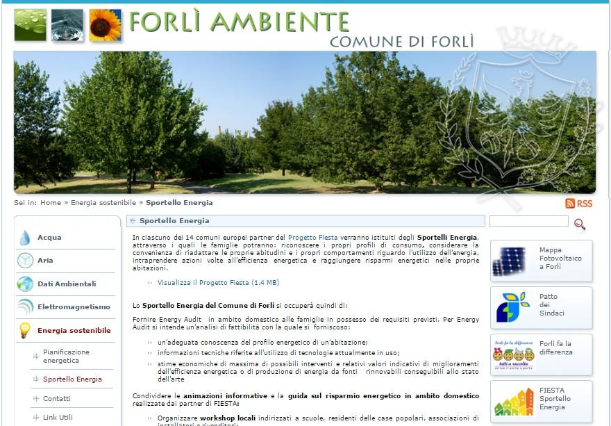 FIESTA Energy Audit: Richiesta Per ottenere i consigli per la propria abitazione occorre richiedere l Energy Audit fornendo i propri