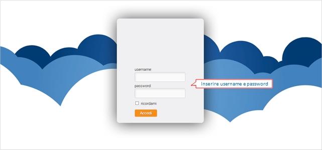 Accesso Accesso Una volta ricevute le proprie credenziali è necessario fare un