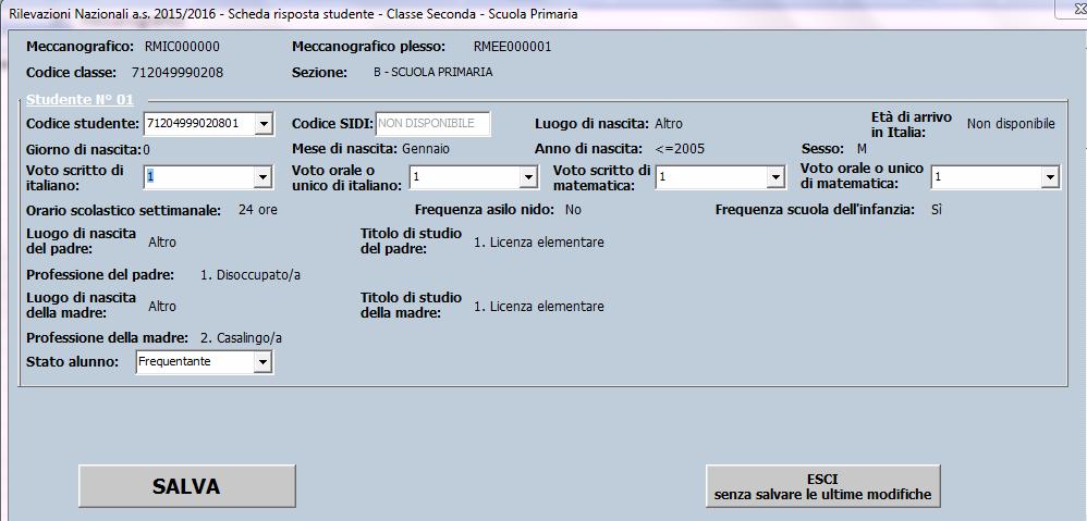 14. I dati relativi alle ultime valutazioni intermedie (es.