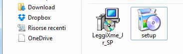 Aprirla e installare leggixme_jr Il file che ci interessa è questo ma mi pare che sia indifferente.