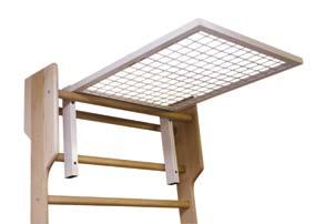 Completa di cinghia ferma piedi. Dimensioni: cm. 180x30 BENCH FOR WALL-BARS With foot block strap.