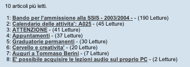 formativo sia per quanto concerne la