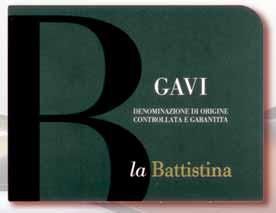 Araldica Vini Piemontesi GAVI La Battistina Viale Pietro Laudano, 2 14040 Castel Boglione