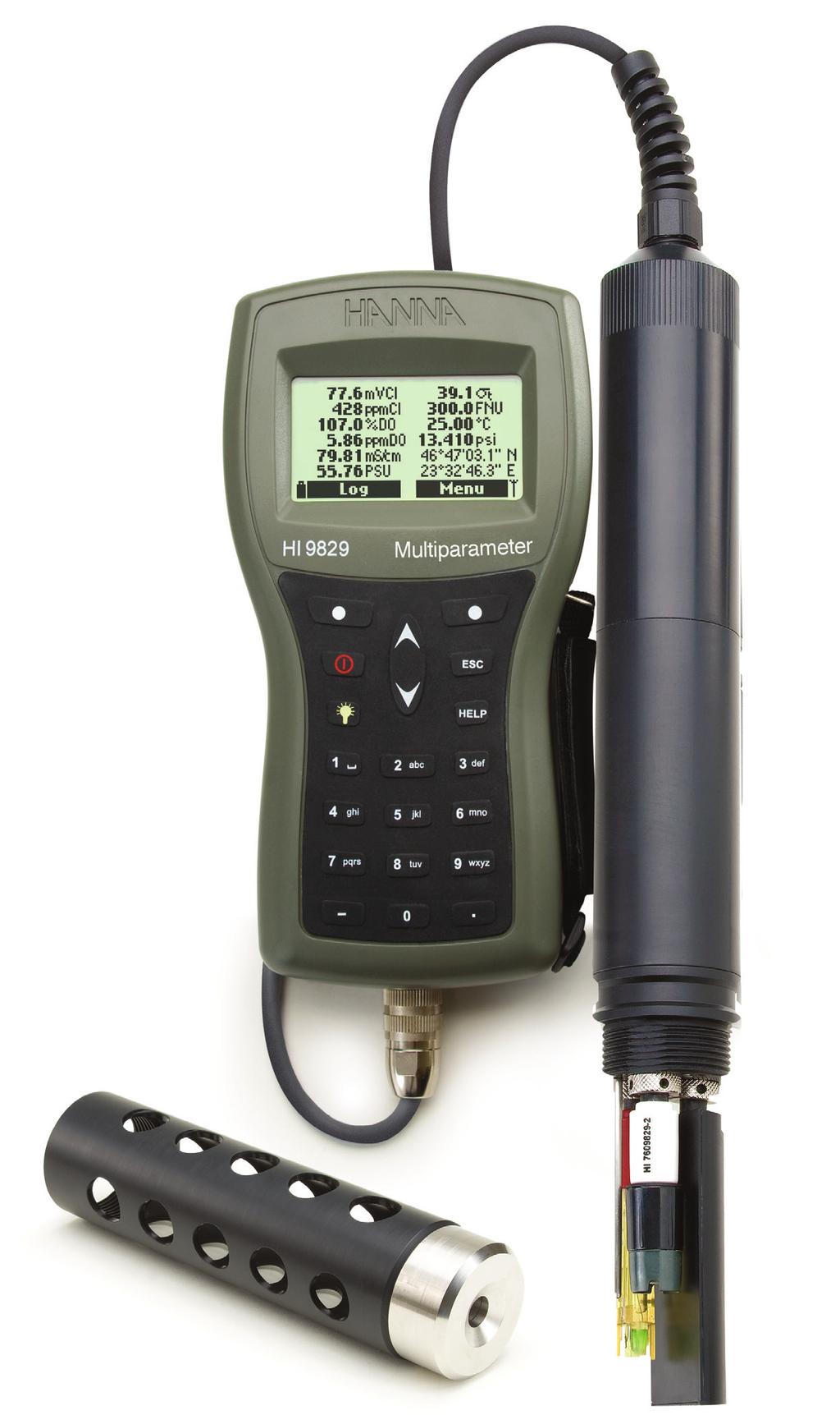 Strumento multiparametro portatile 17 parametri per la qualità dell acqua Un unico strumento portatile con GPS Robusto, a tenuta stagna e semplice da usare, è lo strumento portatile ideale per