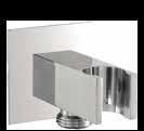 doccetta bidet con porta rotolo SUTP1 Round wall mounted support for bidet shower with paper holder chrome Supporto a muro tondo in
