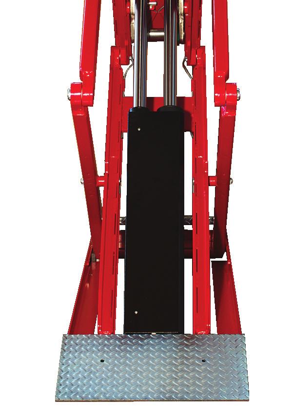 Hydraulic runway levelling system with dual