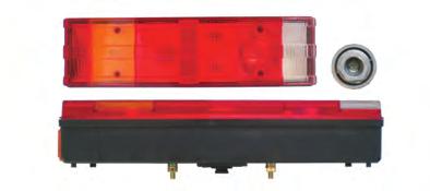 Con luce targa / With plate light TRASPARENTE / LENS 011241 A0025444790 DX-SX RH-LH FANALE COMPLETO