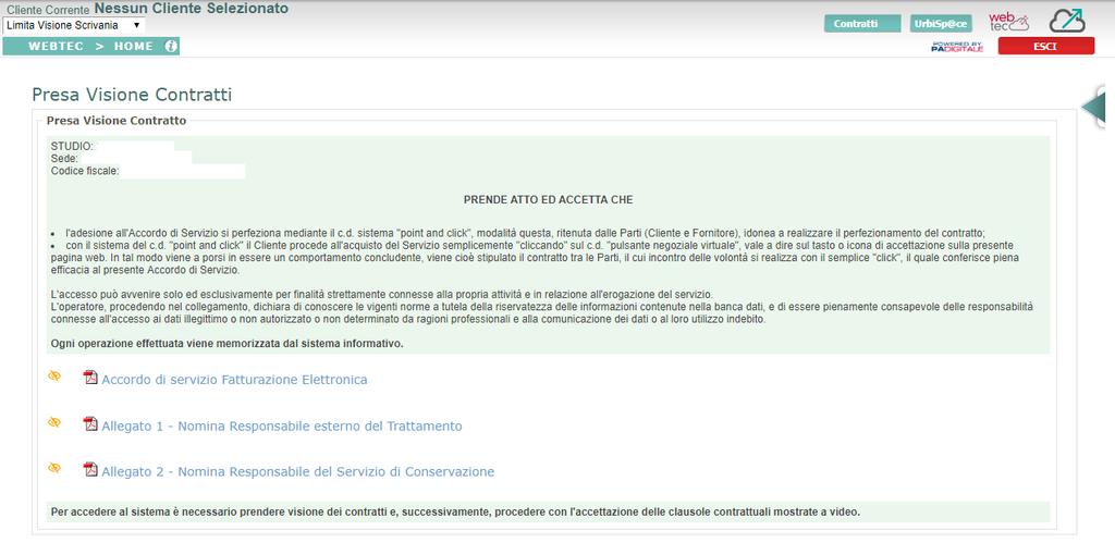 Premendo sul titolo di ciascun documento, verrà effettuato il download del documento stesso nella cartella predefinita del browser oppure verrà richiesto dove effettuarne il salvataggio.