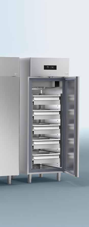 ARMADI FRIGORIFERI Gli armadi frigoriferi della linea Freezy New sono la risposta ideale alla regola fondamentale di ogni cucina professionale: garantire la corretta conservazione di ogni tipo di