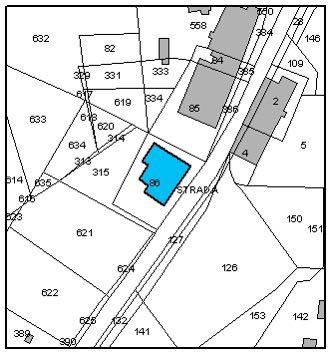 000 Estratto di Mappa Catastale Unità di Spazio - PS LEGENDA Subsistema 1 Unità di Spazio 2 Espansioni Urbane consolidate VINCOLI Beni Culturali (D.Lgs 42/2004, art.