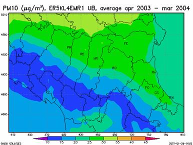 5 EMR1: - 50 % _60% su ER indicatore O 3, media 8h > 120 μg/m 3 soglia: 25 giorni NO 2, media anno soglia: 40 μg/m 3 PM10, media 24h > 50 μg/m 3 soglia: 35 giorni PM10, media anno soglia: 40 μg/m 3