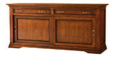 Sideboards with sliding