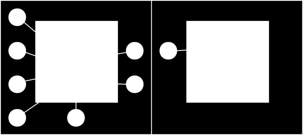 2.7 Elementi di comando, visualizzazione, rilevamento e connessione 1) Sensore PIR (nr. 1) 2) Sensore PIR (nr. 2) 3) Sensore PIR (nr.