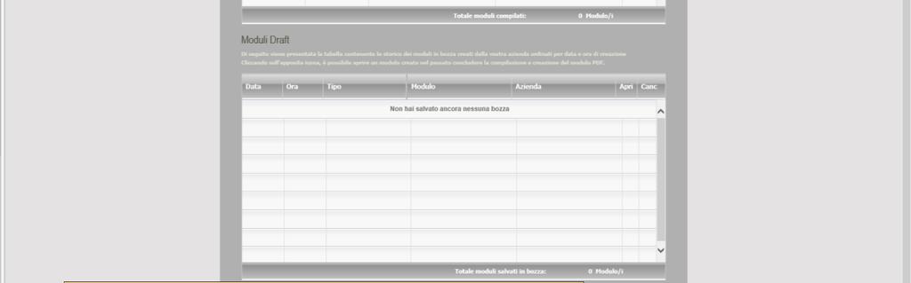 Nel caso si riscontrassero difformità nei dati presenti è possibile modificarli.