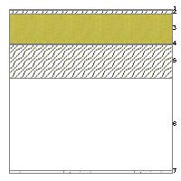 CARATTERISTICHE TERMICHE E IGROMETRICHE DEI COMPONENTI OPACHI secondo UNI TS 11300-1 - UNI EN ISO 6946 - UNI EN ISO 13370 della struttura: Copertura in Progetto ice: S1 Trasmittanza termica 0,148 W/m