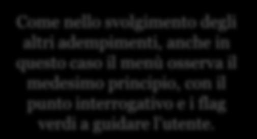 Come nello svolgimento degli altri adempimenti, anche in questo caso