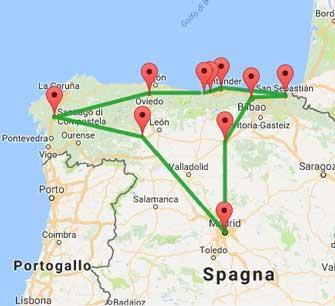 Tour Spagna del Nord 8 giorni/7 notti Viaggio organizzato per la Spagna del Nord con guida italiana per scoprire la bellezza di questa parte del paese a molti sconosciuta. Tour aggiornato per il 2019.