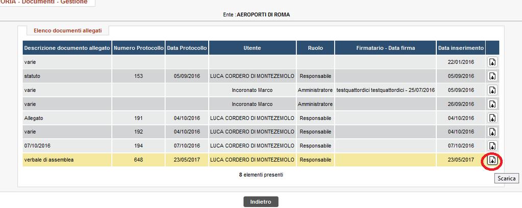 Extra Istruttoria-Documenti