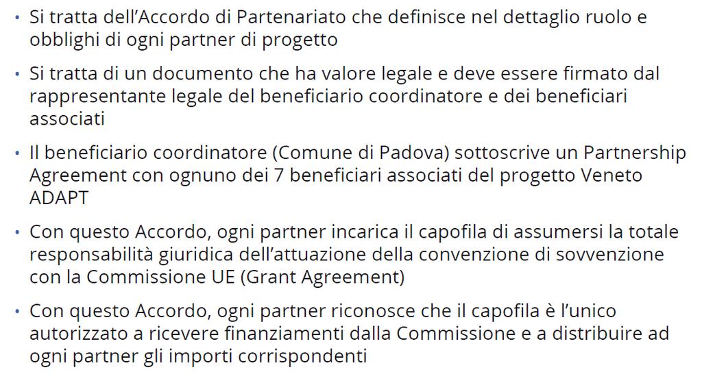 e i prodotti dei progetti attraverso l indicazione di un referente (monitor) assegnato al progetto.