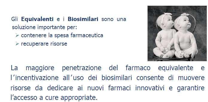 FARMACI GENERICI: