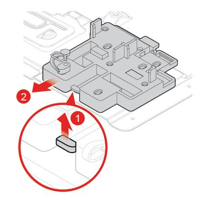 Sostituzione della staffa dell'unità SSD M.2 Attenzione: Non aprire il computer né tentare qualsiasi riparazione prima di avere consultato la Guida contenente informazioni importanti sul prodotto. 1.