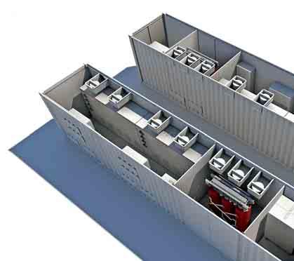 CON40 Tunnel Sistema di ventilazione innovativo La temperatura interna è controllata da un sistema a ventole centrifughe.