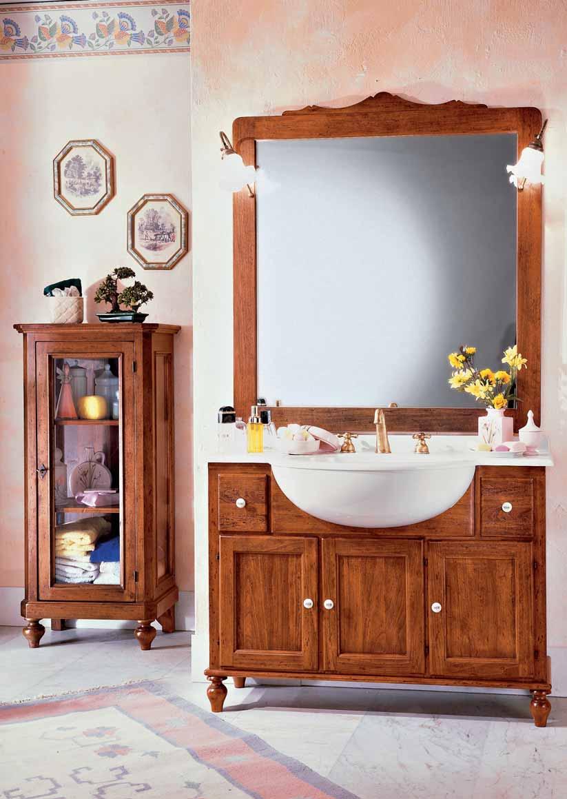 108 Art. 6248 Mobile bagno in legno vecchio Furniture for sink L 107 H 79 P 36 Art. 6241 Mirror L 109 H 117 P 3 Art. 6242 Mineral marmo Marble top L 108 H 7 P 50 Art.