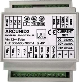 Made in Italy ARCUNID Alimentatori ed elettronica di controllo -V +DARCUNID rev.