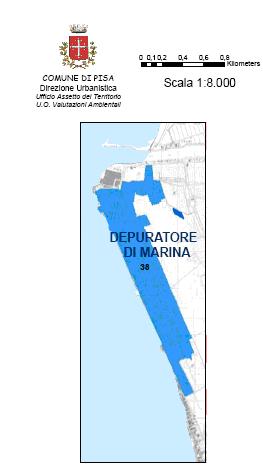 Le cartografie illustrano l idrografia con i corpi idrici superficiali nell intorno dell area, che appartiene al bacino idraulico