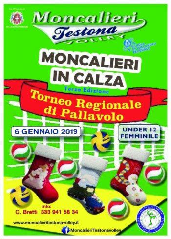 3 edizione del Torneo Provinciale UNDER 12 / FEMMINILE 6 gennaio 2019 MONCALIERI in CALZA