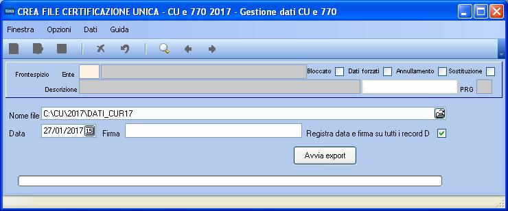 delle Entrate Utilizzare per creare il file telematico e accedere al dettaglio dei totali da quadrare.