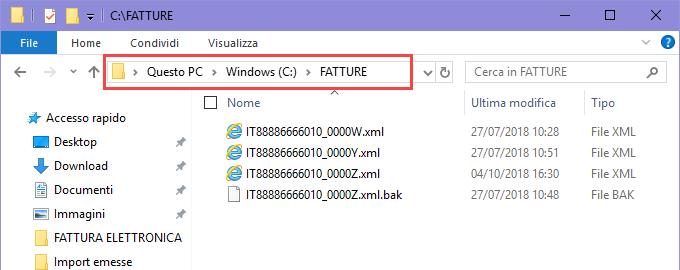 IMPORT FATTURE EMESSE DA FILE XML Nelle aziende in cui non si emette la fattura elettronica dal programma, perché il cliente provvede autonomamente ad emettere i documenti, è possibile importare tali