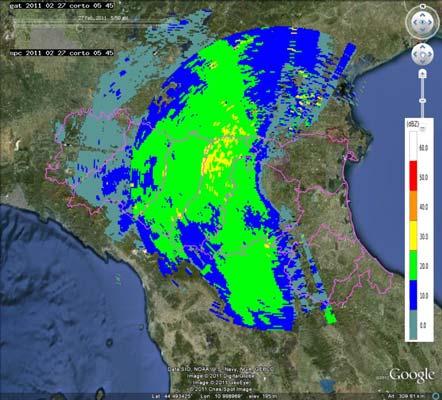 sinistra) e 10:00 (inbassoadestra)utc Dalle 10 UTC, i