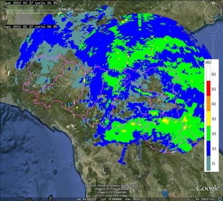 16:45 (in alto a destra), 18:45 (in