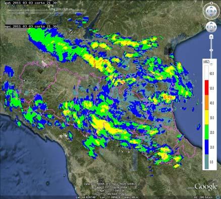 Le ultime precipitazioni si verificano nella prima mattina del