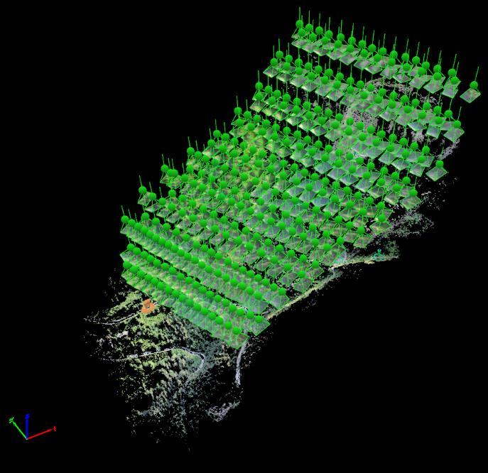 Generazione nuvola densa Classificazione nuvola densa Generazione Mesh