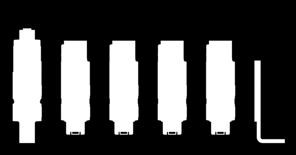 L5 + L6) + 20 mm arrotondare per eccesso al numero 5 o 0. L1 rappresenta la lunghezza del tirante richiesta dal modulo 1; L2 richiesta dal modulo 2, L3 dal modulo 3 etc.