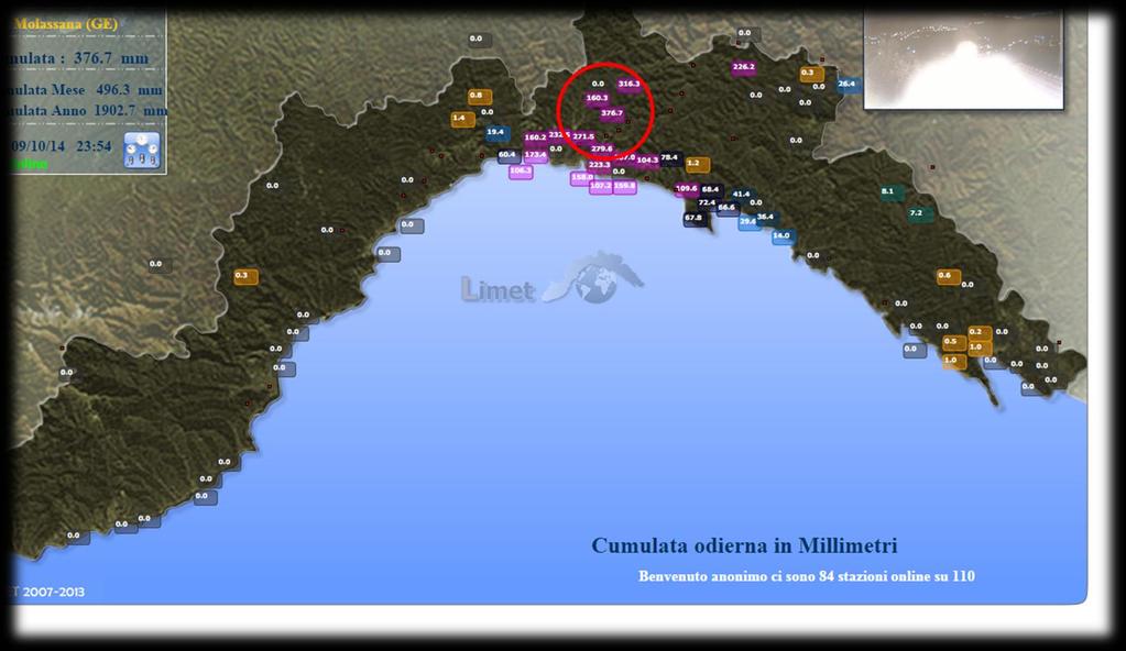 FASE 3 Il nowcasting rivela la presenza di una