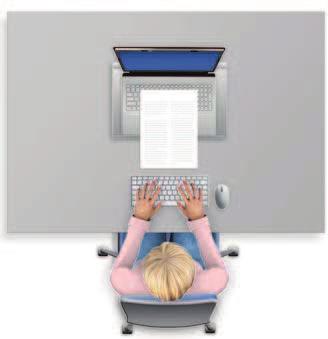 Lavorare comodi con il notebook Consigliamo vivamente di usare una tastiera e un mouse